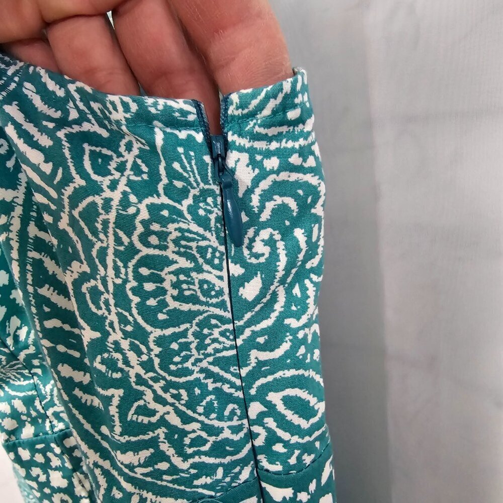 Croft & Barrow Dress Green Sleeveless Floral Boho Cottage 3X - Picture 9 of 14